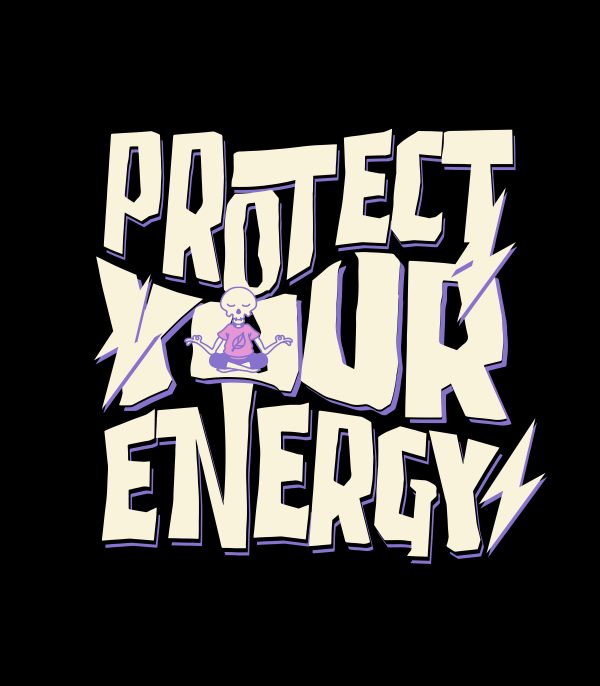 "Protect Your Energy" poló - Image 2